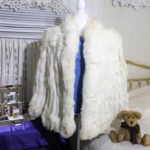 🌟🌟HOST PICK 💝💝 Glorious Vintage Saga Mink white Fur Coat😍
